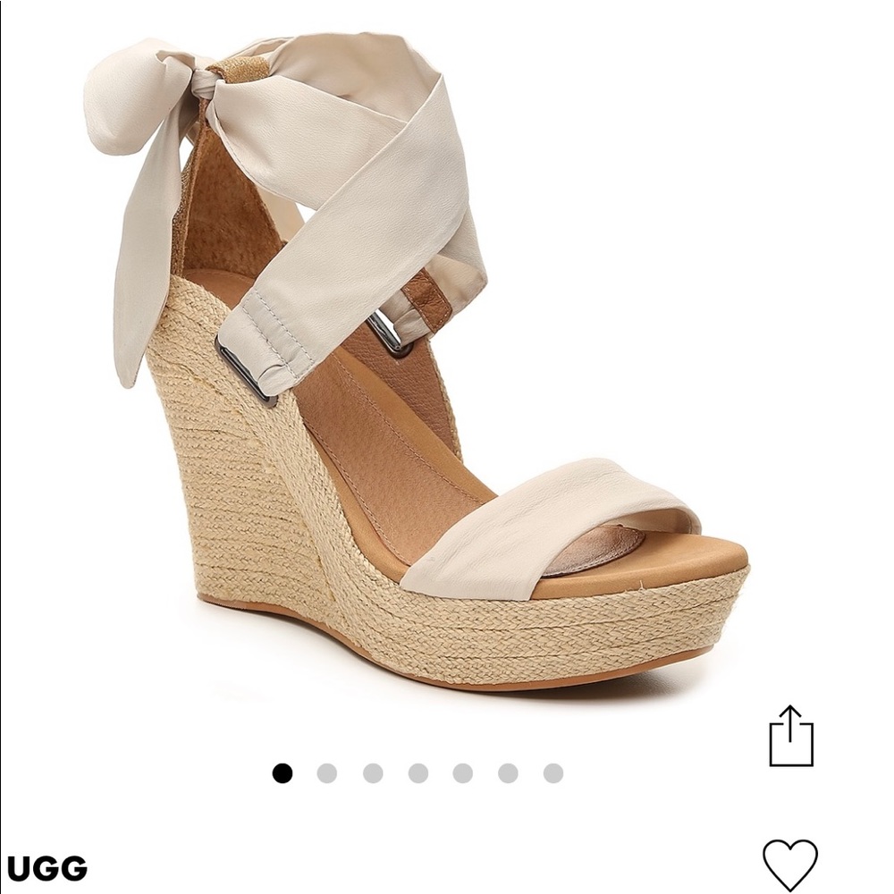 Worn only twice! UGG Jules Espadrille Wedge Size 7